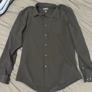 Nordstrom Dark Gray Dress Shirt